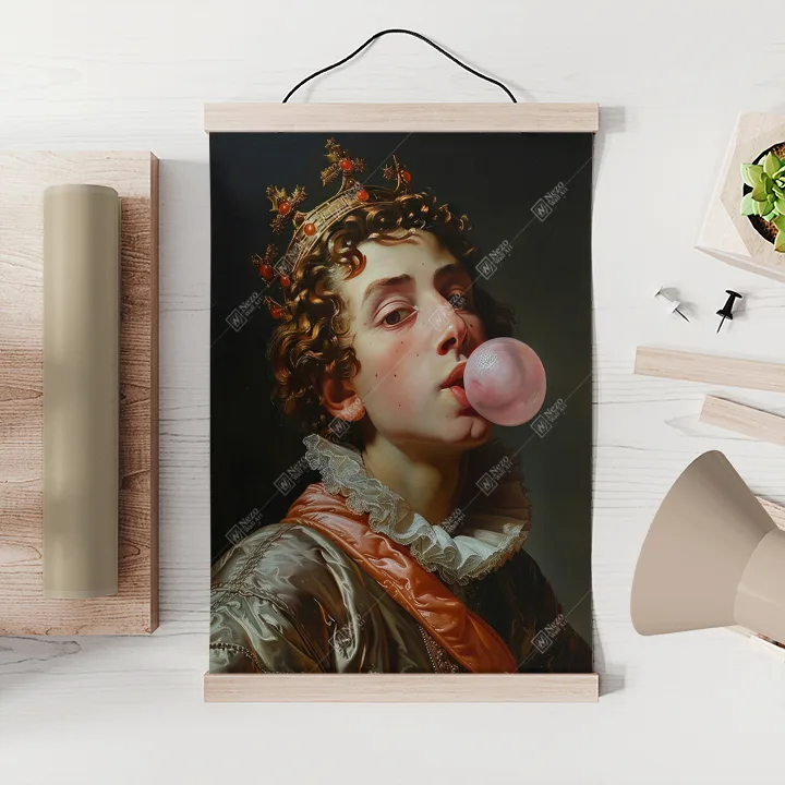 Kraliyet Ruhuyla Duvar Sanatı – Çerçeveli Tablo - Görsel 3