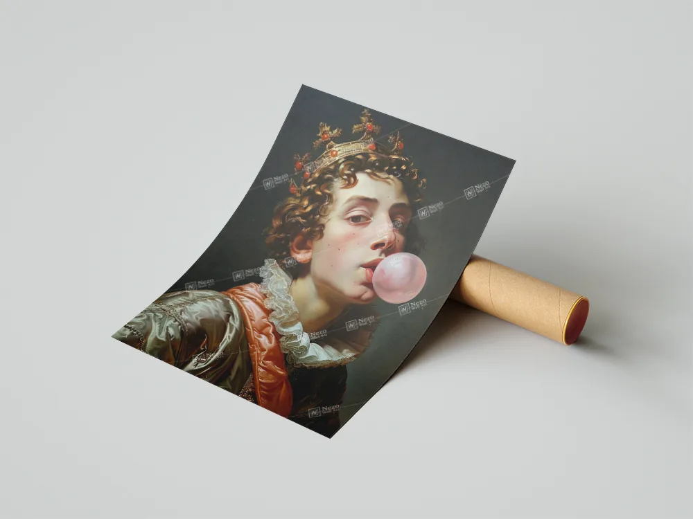 Kraliyet Ruhuyla Duvar Sanatı – Çerçeveli Tablo - Görsel 2